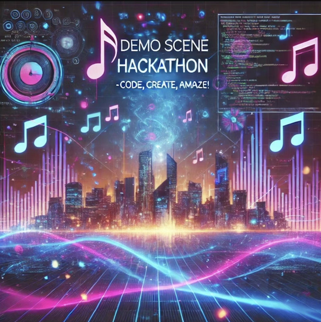 Demoscene DreamHack 2025 hackathon setup